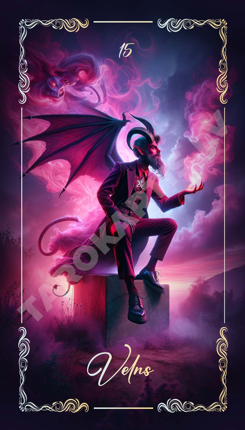 15 The Devil meaning tarokārtis.lv