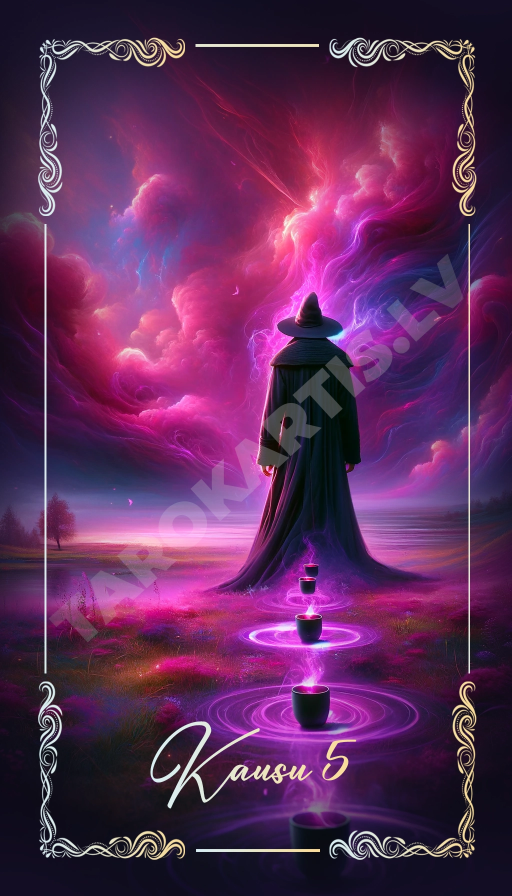 Five of Cups meaning TaroKartis.lv
