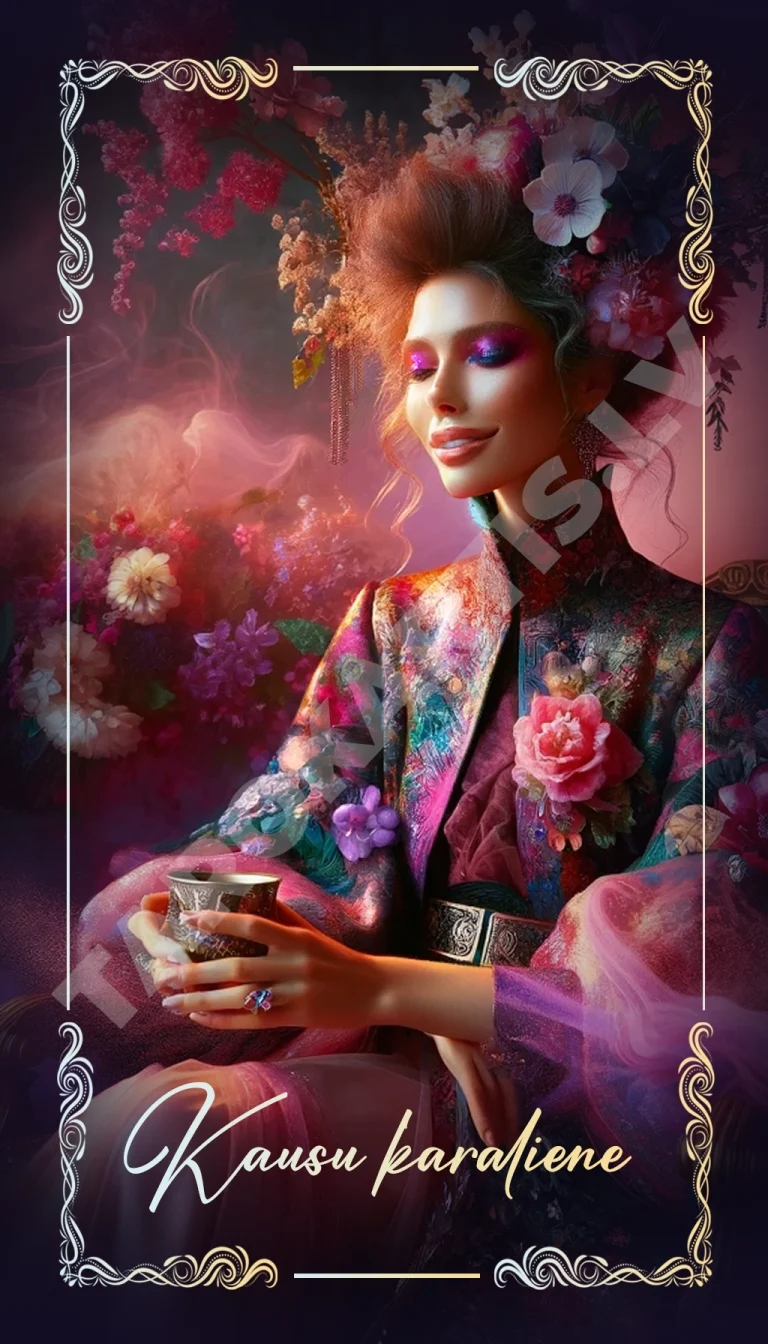 Королева Кубков значение TaroKartis.lv